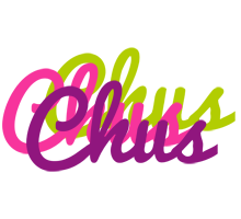 Chus flowers logo