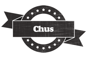 Chus grunge logo