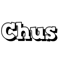 Chus snowing logo