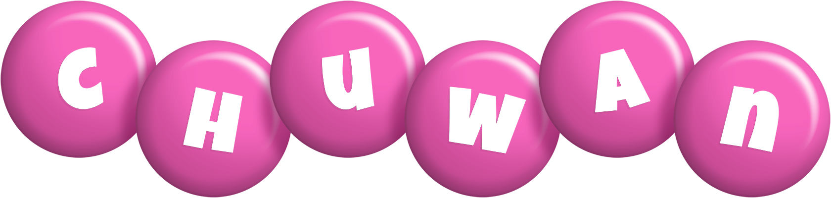 Chuwan candy-pink logo