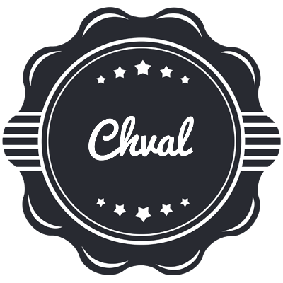 Chval badge logo