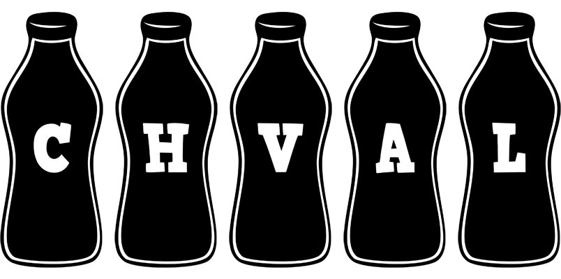Chval bottle logo