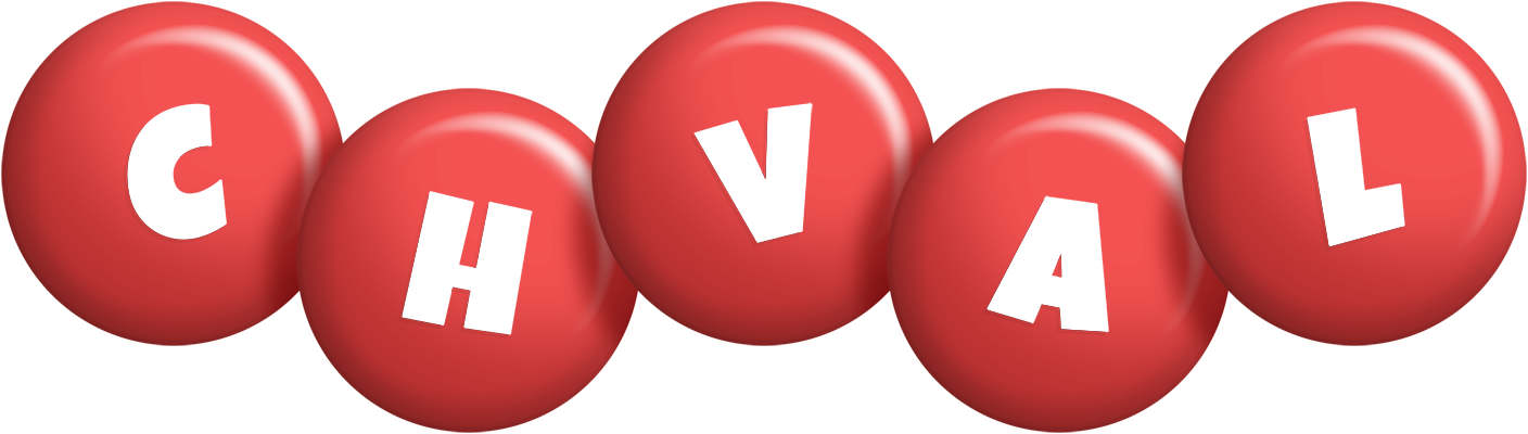 Chval candy-red logo