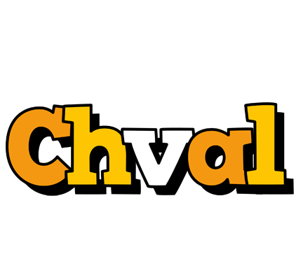 Chval cartoon logo