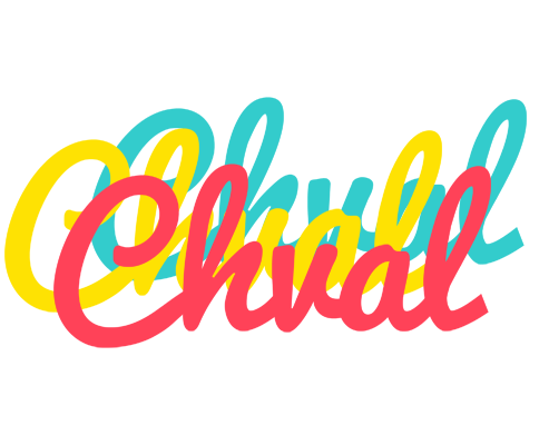 Chval disco logo