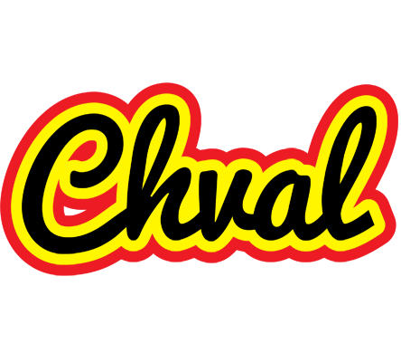 Chval flaming logo