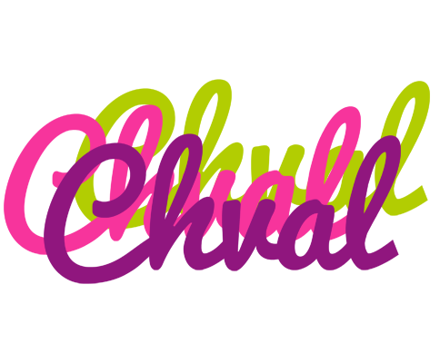 Chval flowers logo
