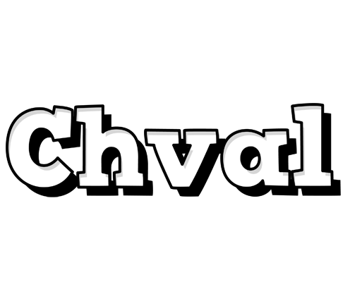 Chval snowing logo