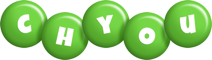 Chyou candy-green logo