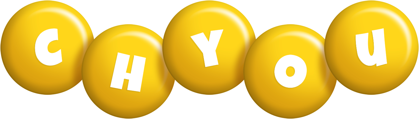 Chyou candy-yellow logo