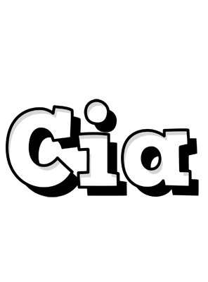 Cia snowing logo
