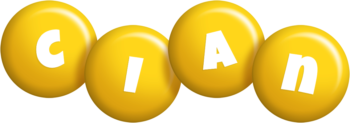 Cian candy-yellow logo