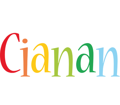 Cianan birthday logo