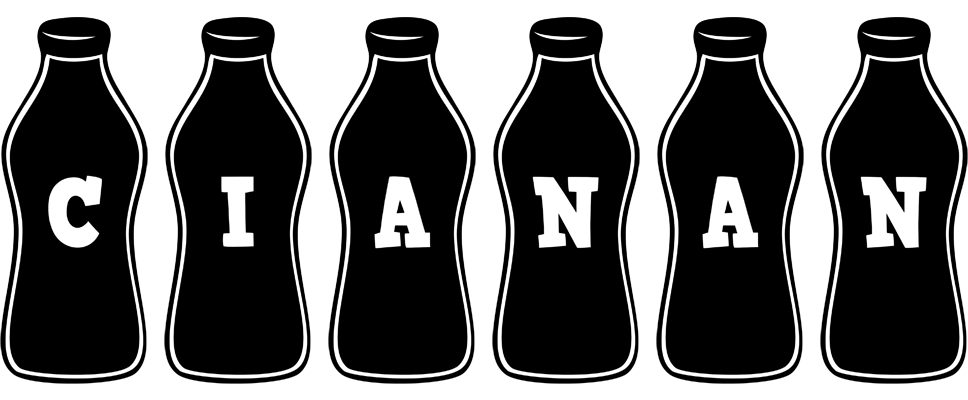 Cianan bottle logo
