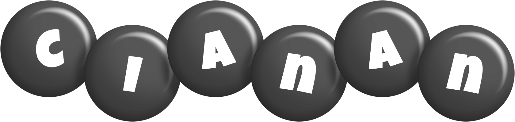 Cianan candy-black logo