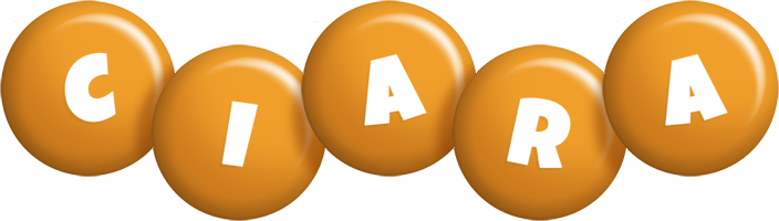 Ciara candy-orange logo