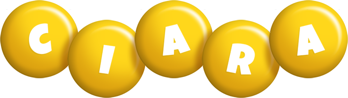 Ciara candy-yellow logo