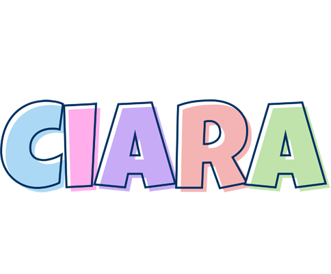 Ciara pastel logo