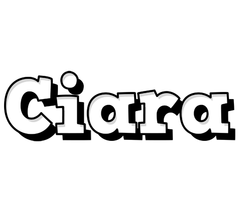 Ciara snowing logo