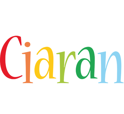Ciaran birthday logo