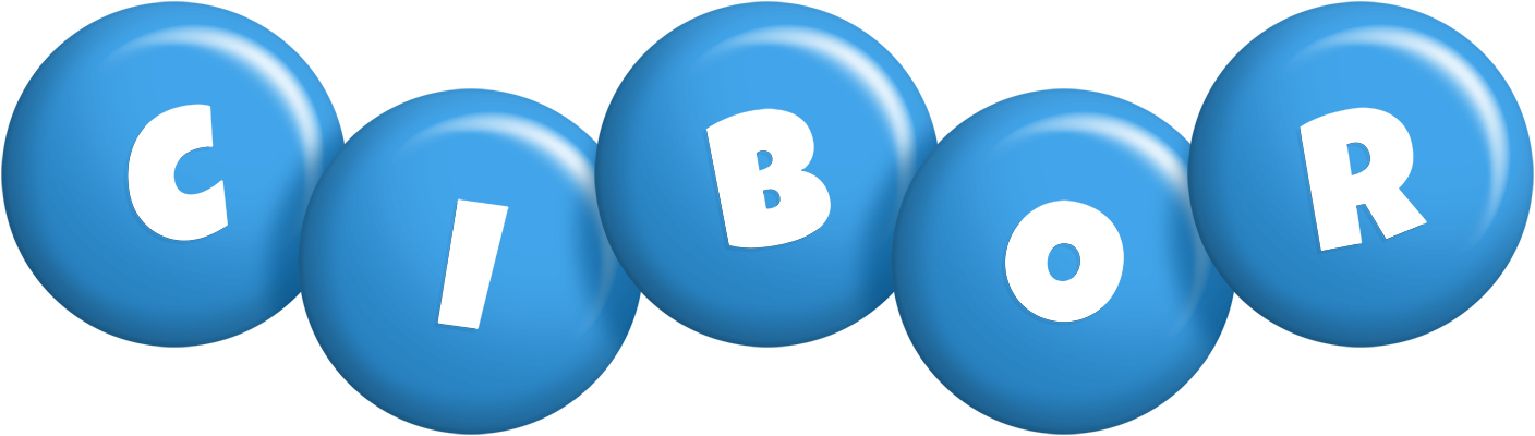 Cibor candy-blue logo