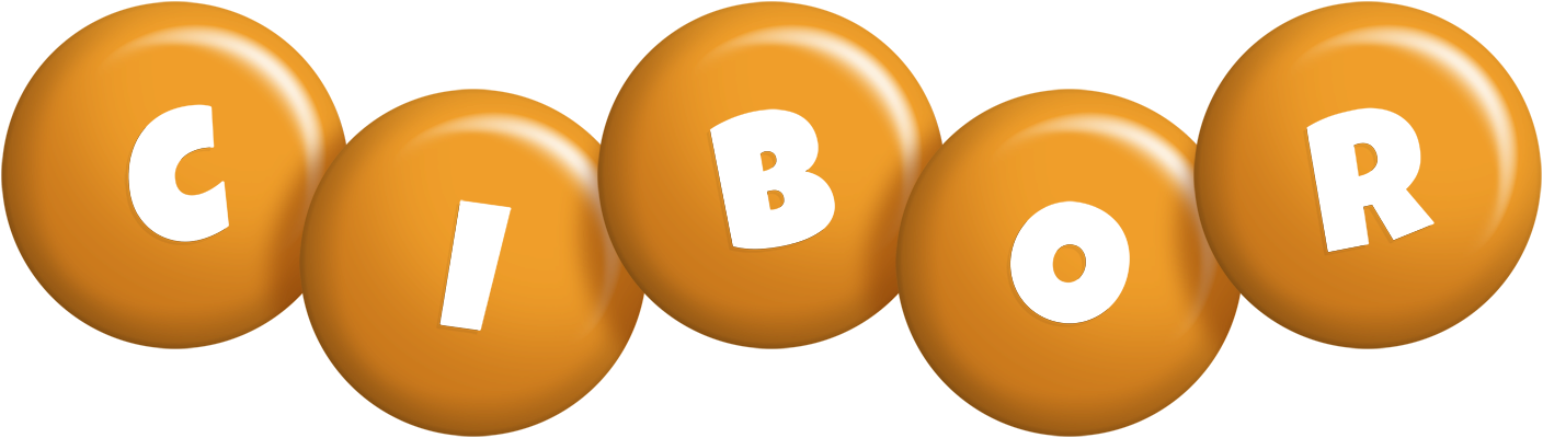 Cibor candy-orange logo