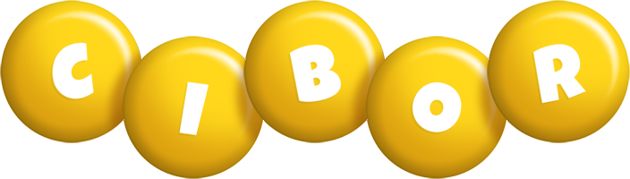 Cibor candy-yellow logo