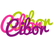 Cibor flowers logo