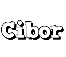 Cibor snowing logo