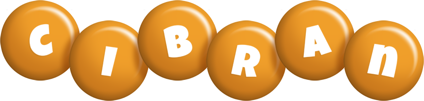 Cibran candy-orange logo