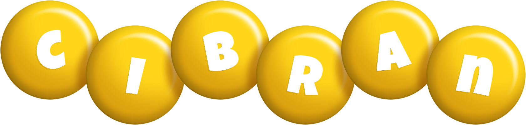 Cibran candy-yellow logo