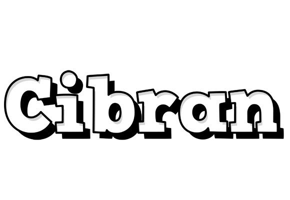 Cibran snowing logo