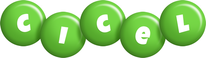 Cicel candy-green logo