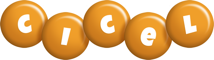 Cicel candy-orange logo