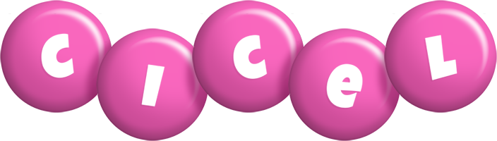 Cicel candy-pink logo