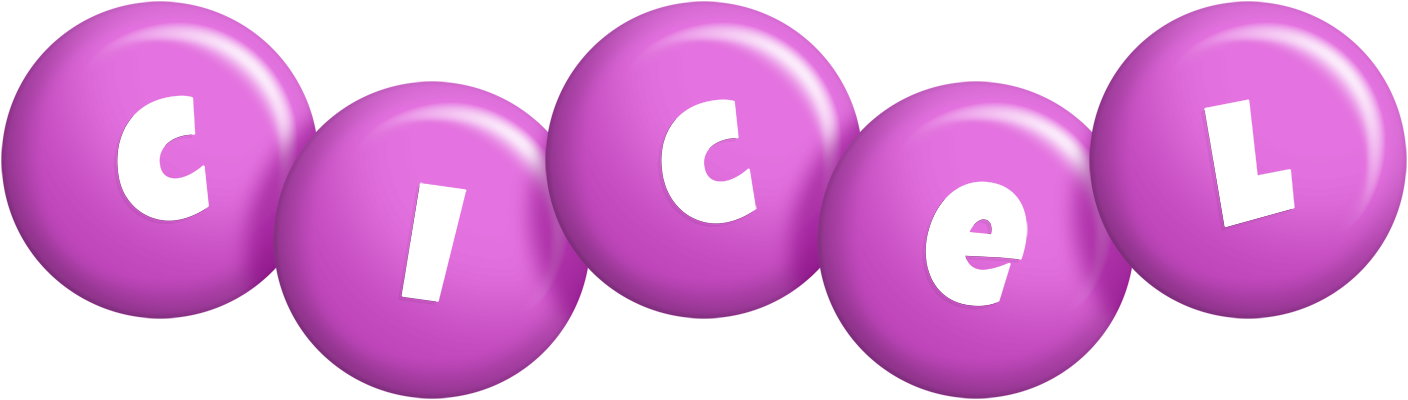 Cicel candy-purple logo