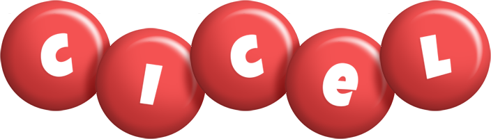 Cicel candy-red logo