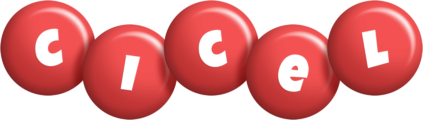 Cicel candy-red logo