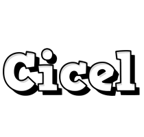 Cicel snowing logo