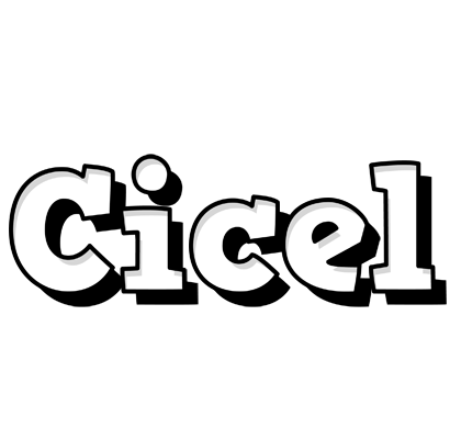 Cicel snowing logo