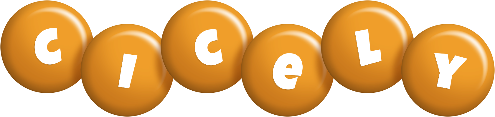 Cicely candy-orange logo