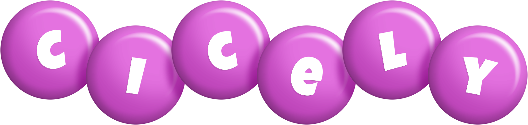 Cicely candy-purple logo