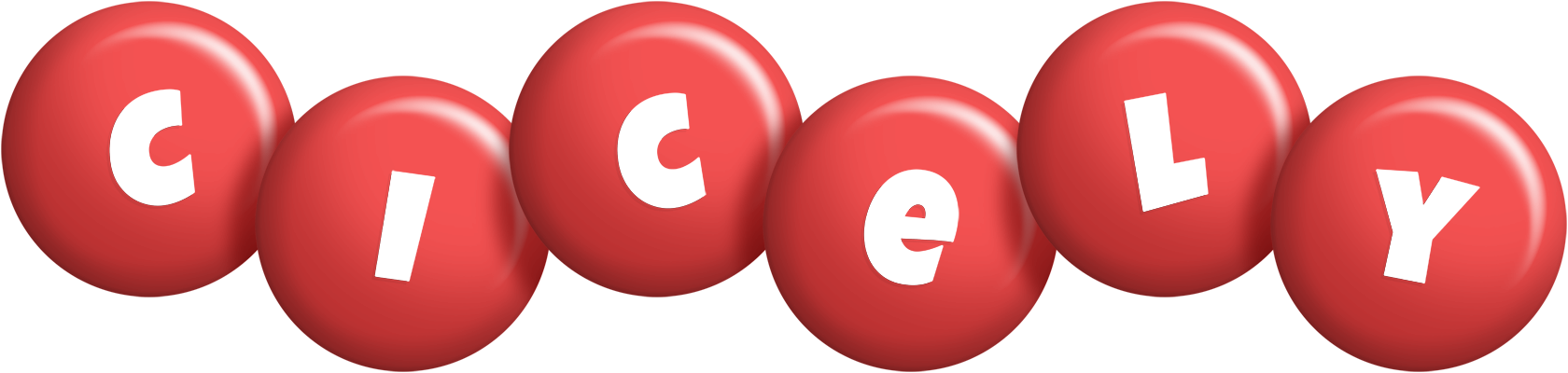 Cicely candy-red logo