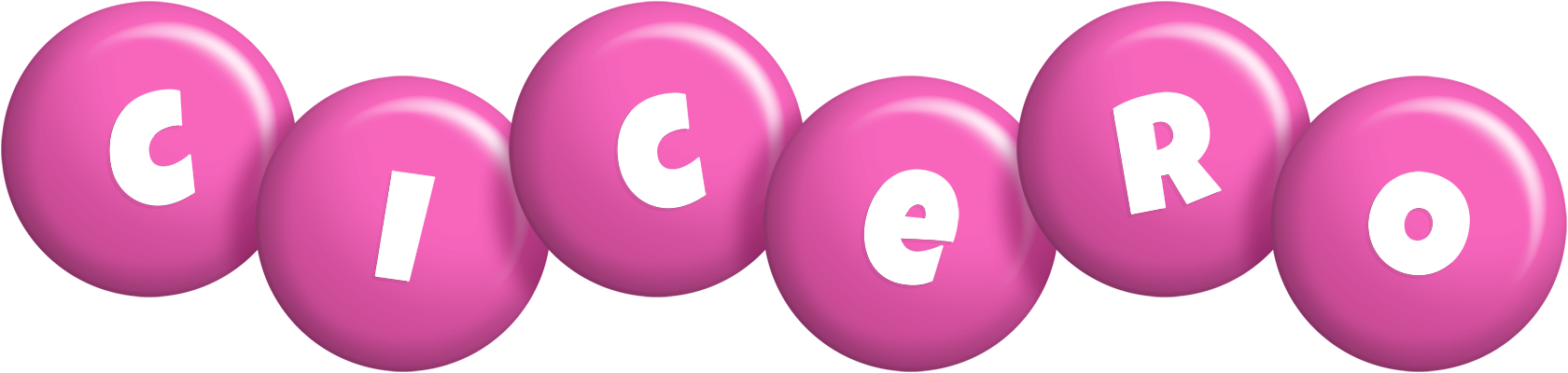 Cicero candy-pink logo