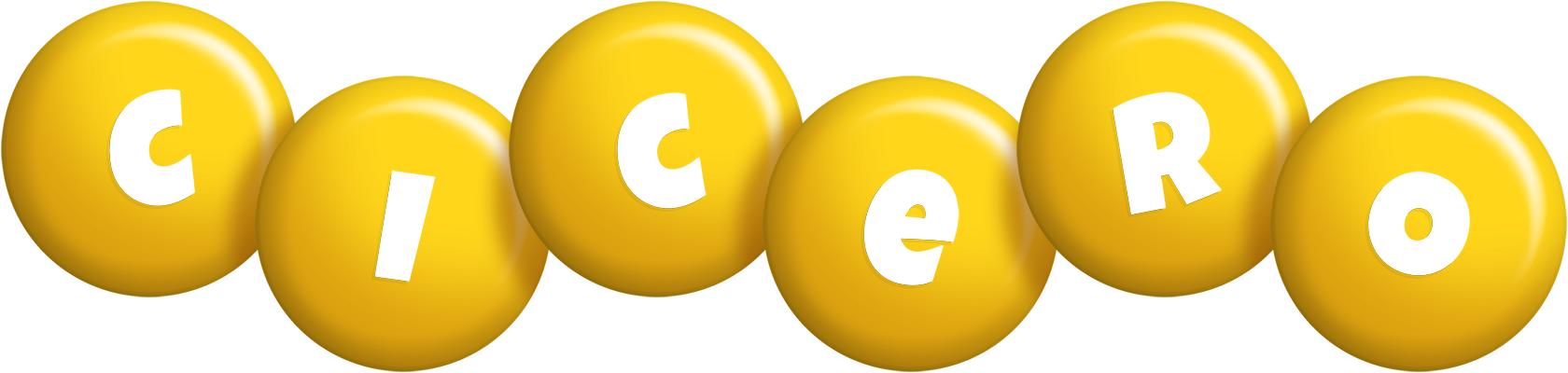 Cicero candy-yellow logo