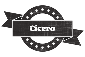 Cicero grunge logo