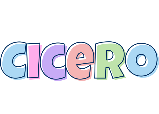 Cicero pastel logo