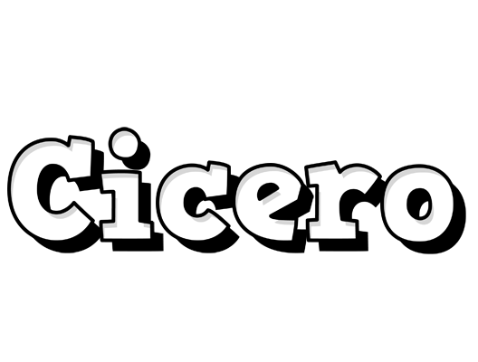 Cicero snowing logo