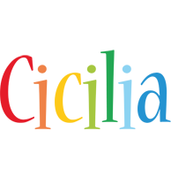 Cicilia birthday logo