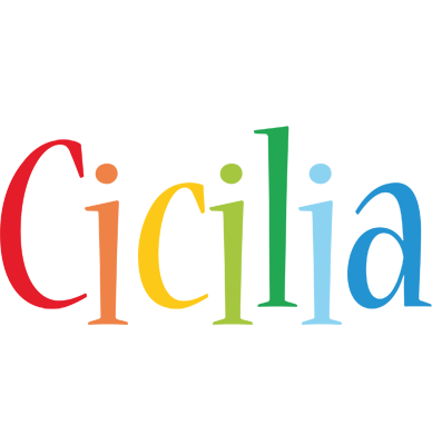 Cicilia birthday logo